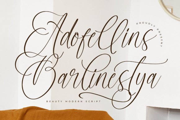 Adofellins Barlinestya: Your Brand’s Luxurious Signature Font