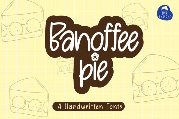 Banoffee Pie: A Handwritten Font for Editorial Warmth