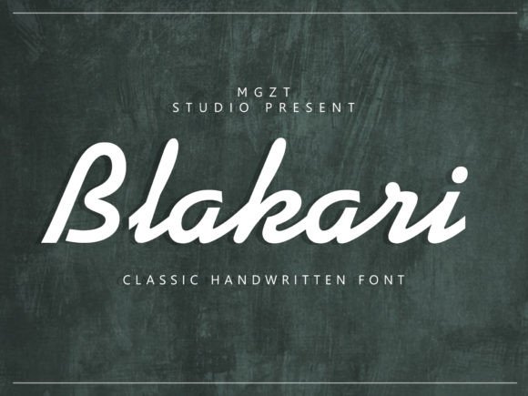 Blakari: A Timeless Display Font for Digital Branding