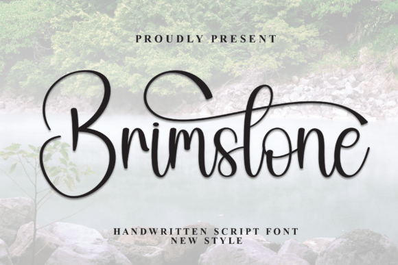 Brimstone: A Crafting Font for Elegant Product Designs