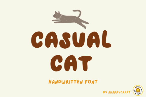 Casual Cat: A Friendly Typeface for Editorial Calm