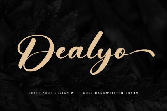 Dealyo Font: A Handwritten Tool for Crafters and Creators