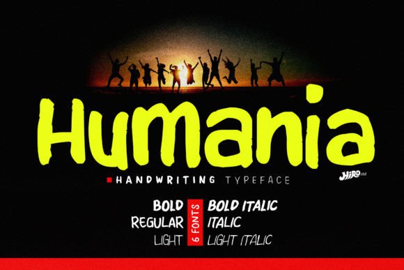 Humania: A Campaign-Ready Script Font for Marketers