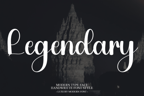 Legendary: A Joyful Display Font for Digital Design