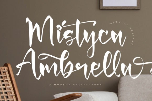 Mistyca Ambrella: A Luxury Script Font for Makers