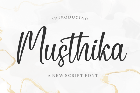 Musthika: The Handwritten Typeface for Elegant Editorial Design