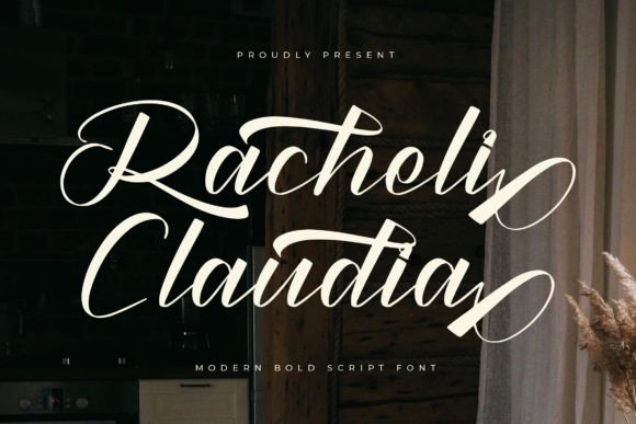 Racheli Claudia: A Font That Makes Promotional Graphics Look Effortlessly Polished