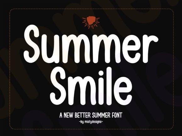 Summer Smile: A Bright Brush Font for Editorial Design