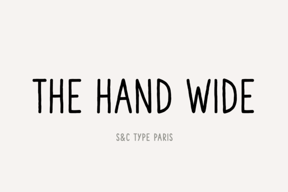 The Hand Wide: An Intimate, Casual Script for Practical Projects