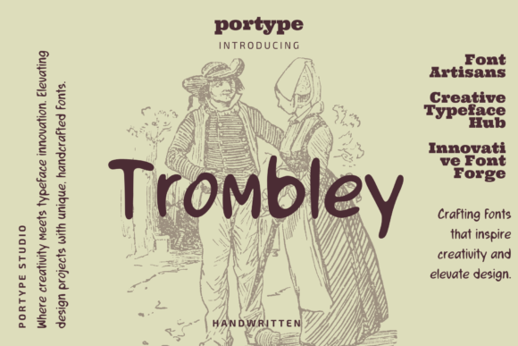 The Trombley Font: A Vintage Script for Editorial Personality