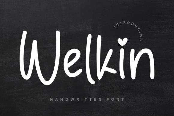Welkin: A Lovely Handwritten Font for Branding Projects